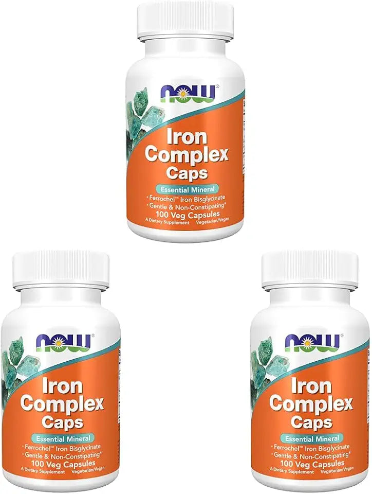 Iron Complex 100 Veg Capsules Pack of 3 T344402