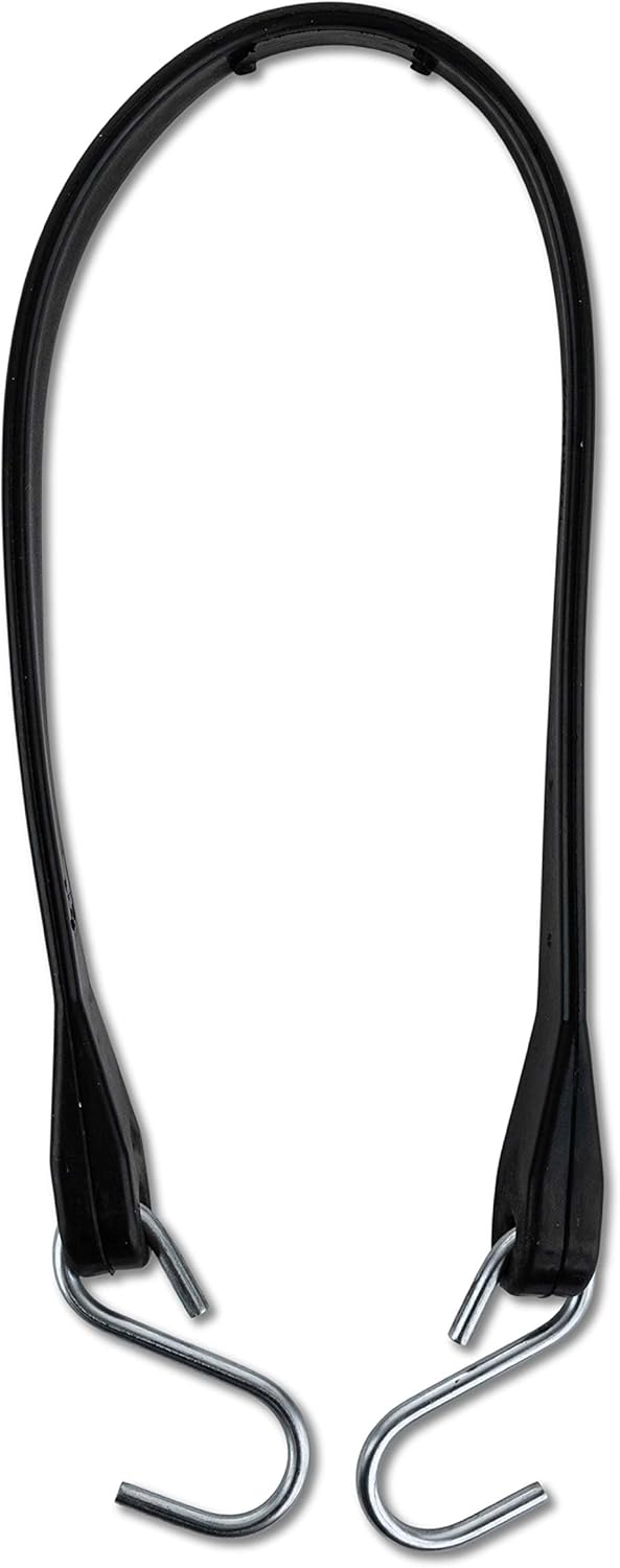 30 Pack Rubber Tarp Straps 31 Long EPDM with Crimped Hooks Bungee Cords M968