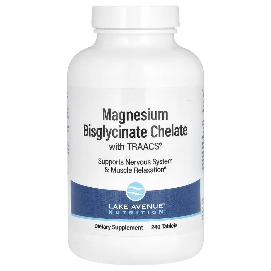 Magnesium Bisglycinate Chelate 200 mg 240 Tablets P46286