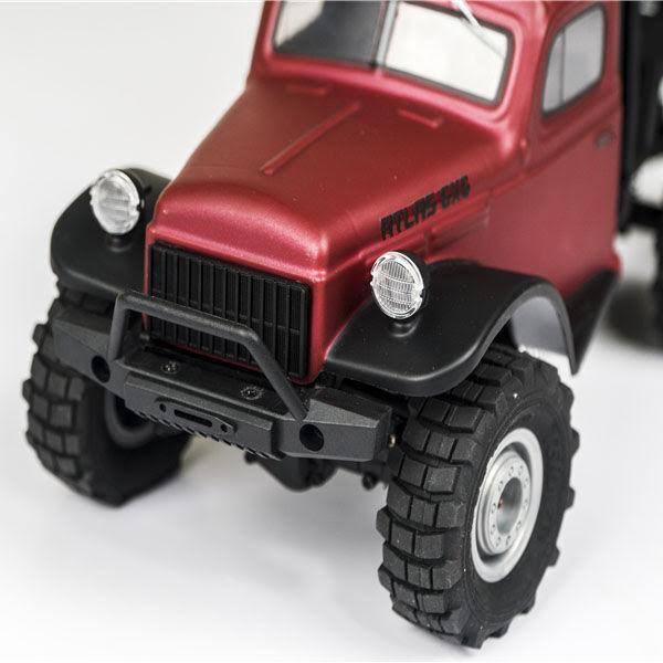 Red 6x6 RTR Crawler D581