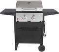 2-Burner Propane Gas Grill, Stainless and Black Z317695