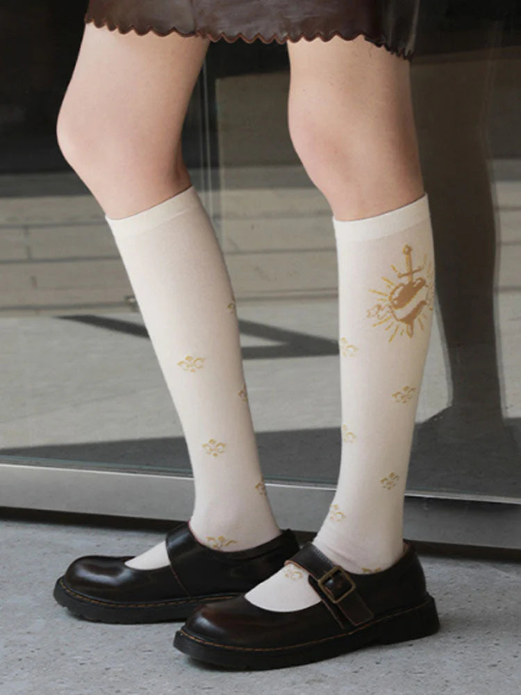 Knee-High Socks V994