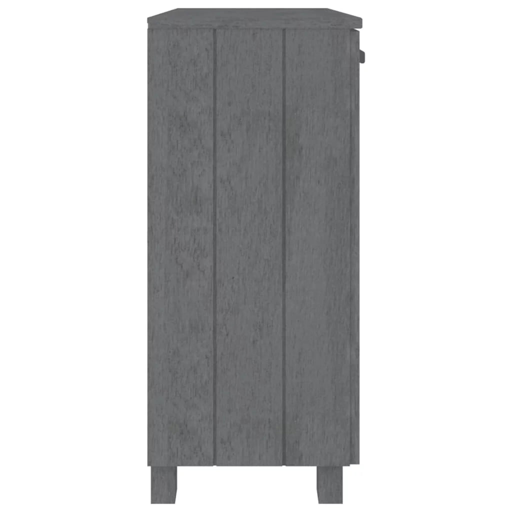 Dark Gray Solid Wood Sideboard T5047