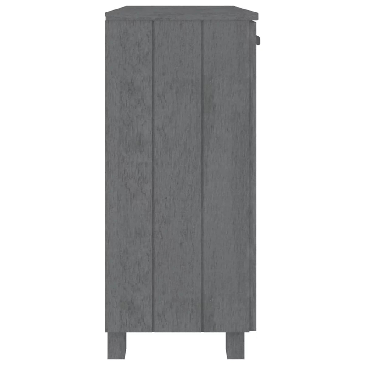 Dark Gray Solid Wood Sideboard T5047