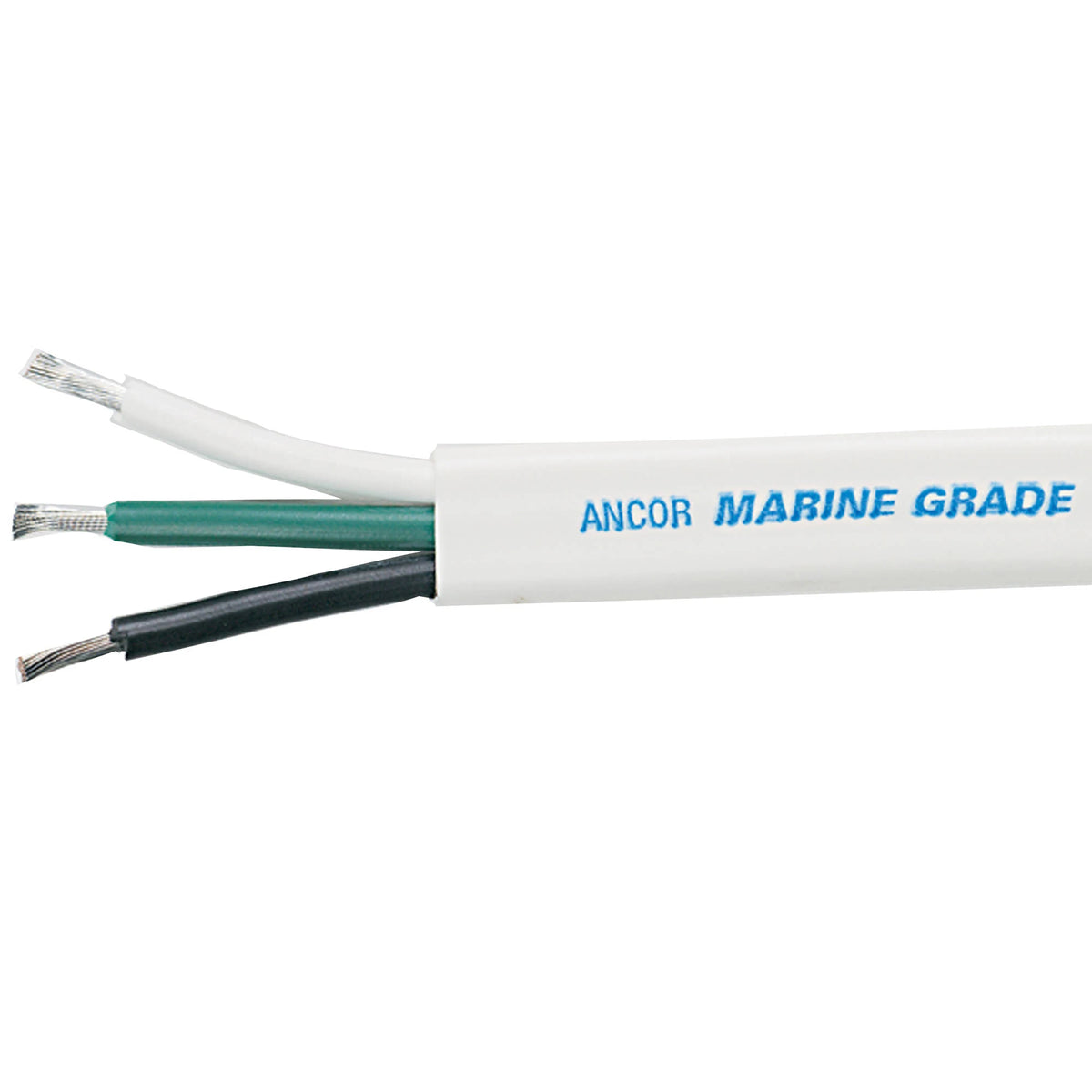 White 12/3 AWG Flat Triplex Cable E3162