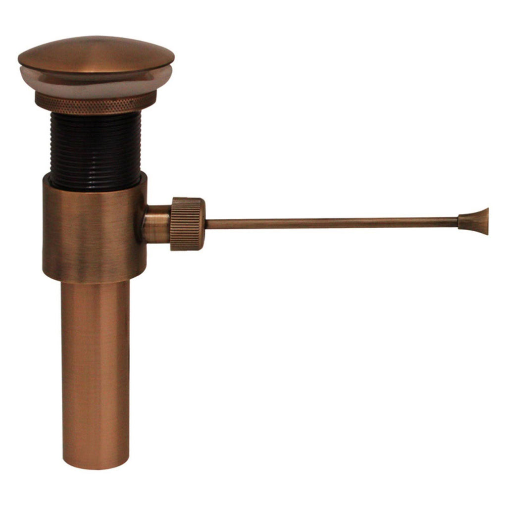 Antique Copper Pop-Up Mechanical Drain A5061