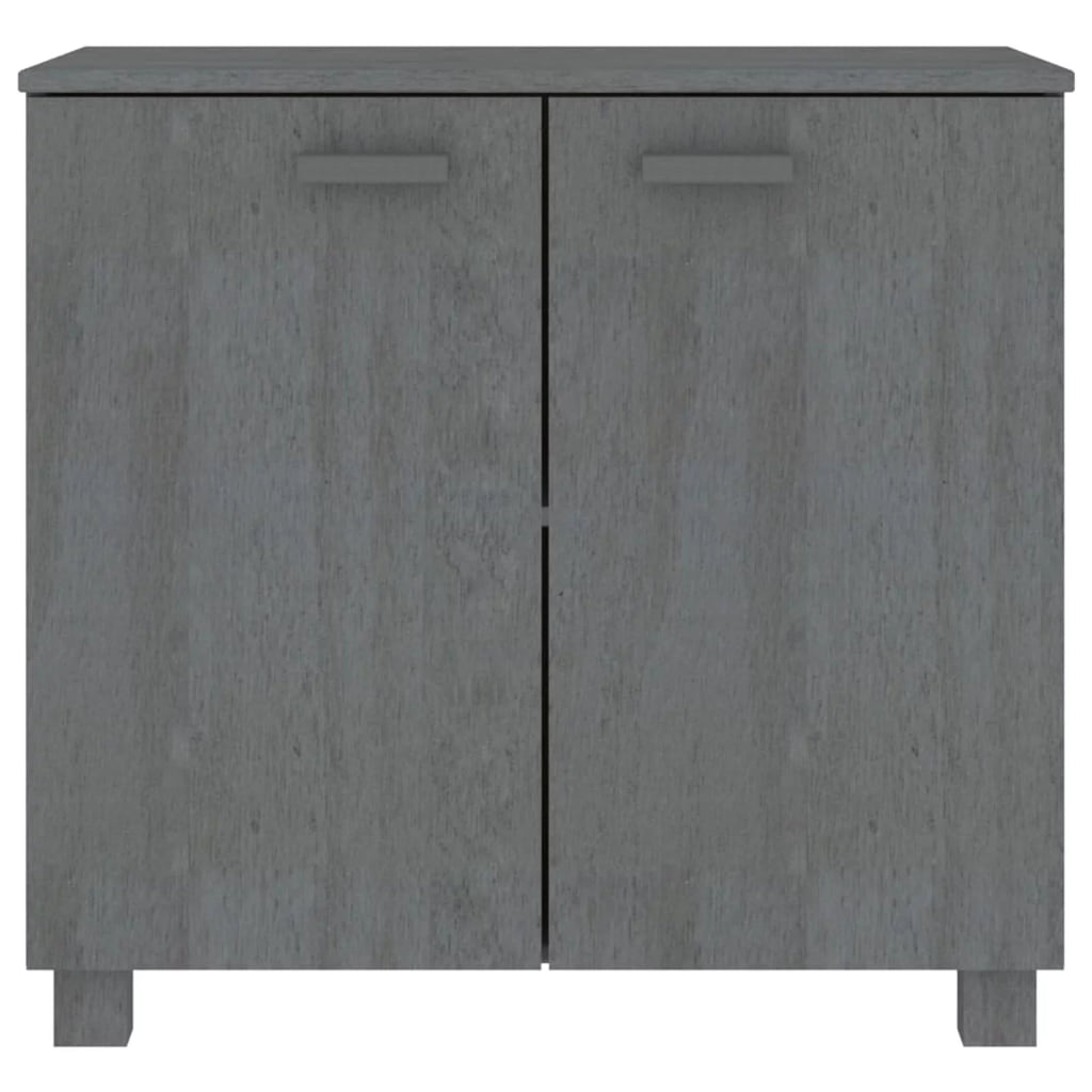 Dark Gray Solid Wood Sideboard T5047