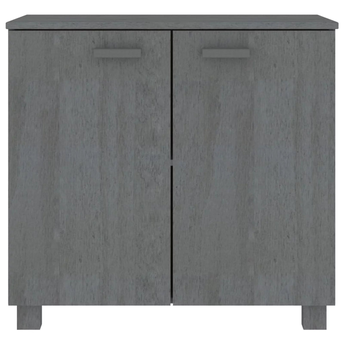 Dark Gray Solid Wood Sideboard T5047