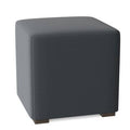 Gray Square Cube Ottoman T80849