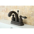 Oil Rubbed Bronze Double-Handle Bathroom Faucet B357420