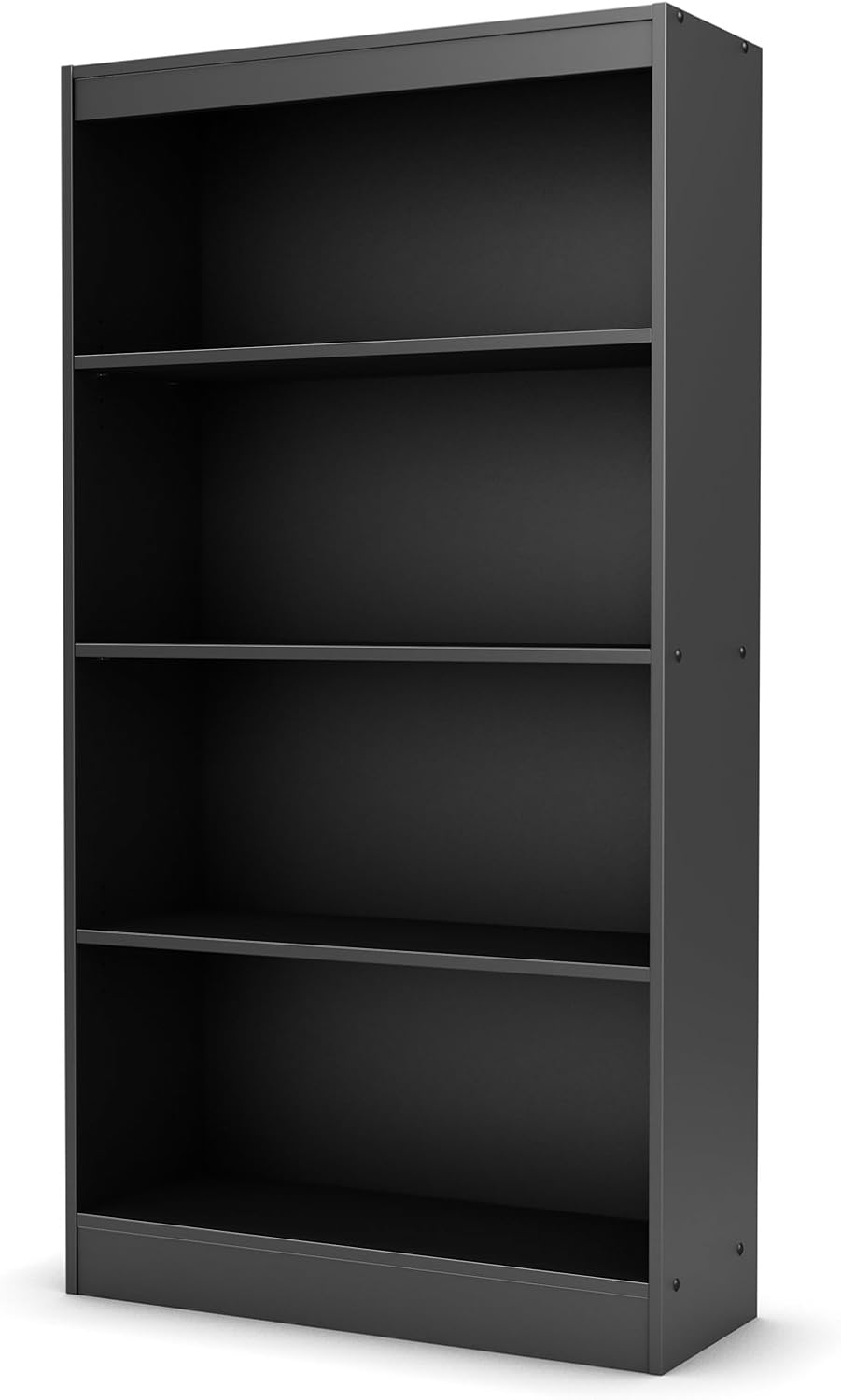 4-Shelf Bookcase Pure White X66073