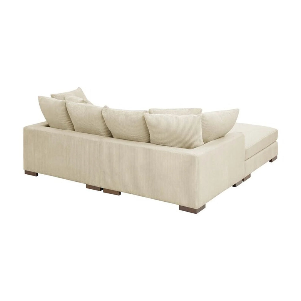 Corduroy Upholstered Sectional R154146
