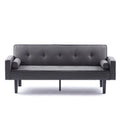 Convertible Futon Sofa Bed with Armrests P73165