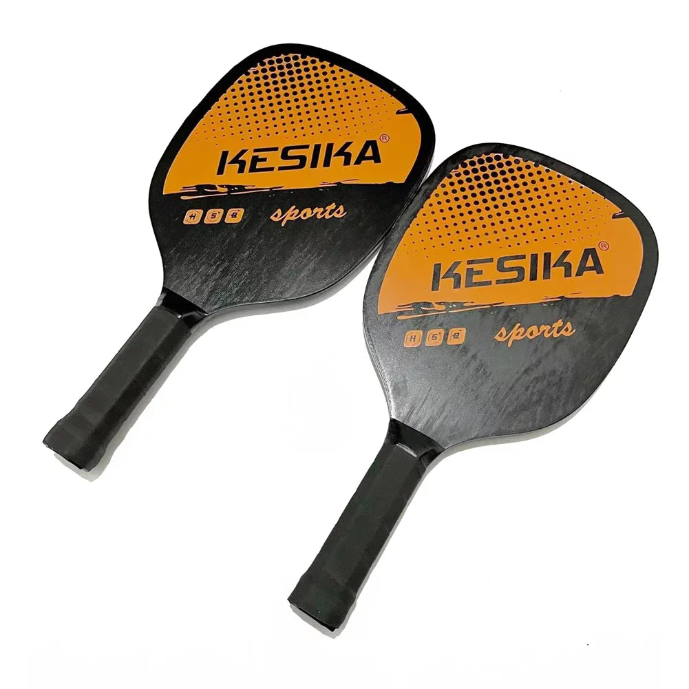 Pickleball Paddle Set 2 Rackets & 4 Balls with Carrying Bag S818