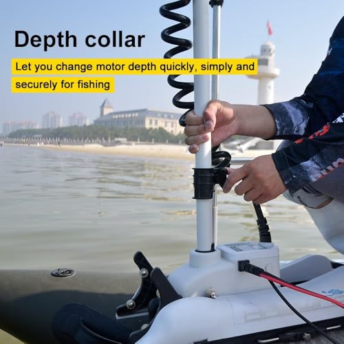 Black 24V 80lbs 54inch Bow Mount Electric Trolling Motor H998