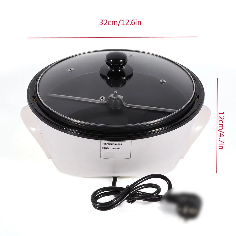 Electric Coffee Bean Roasting Machine 1500G White E6828