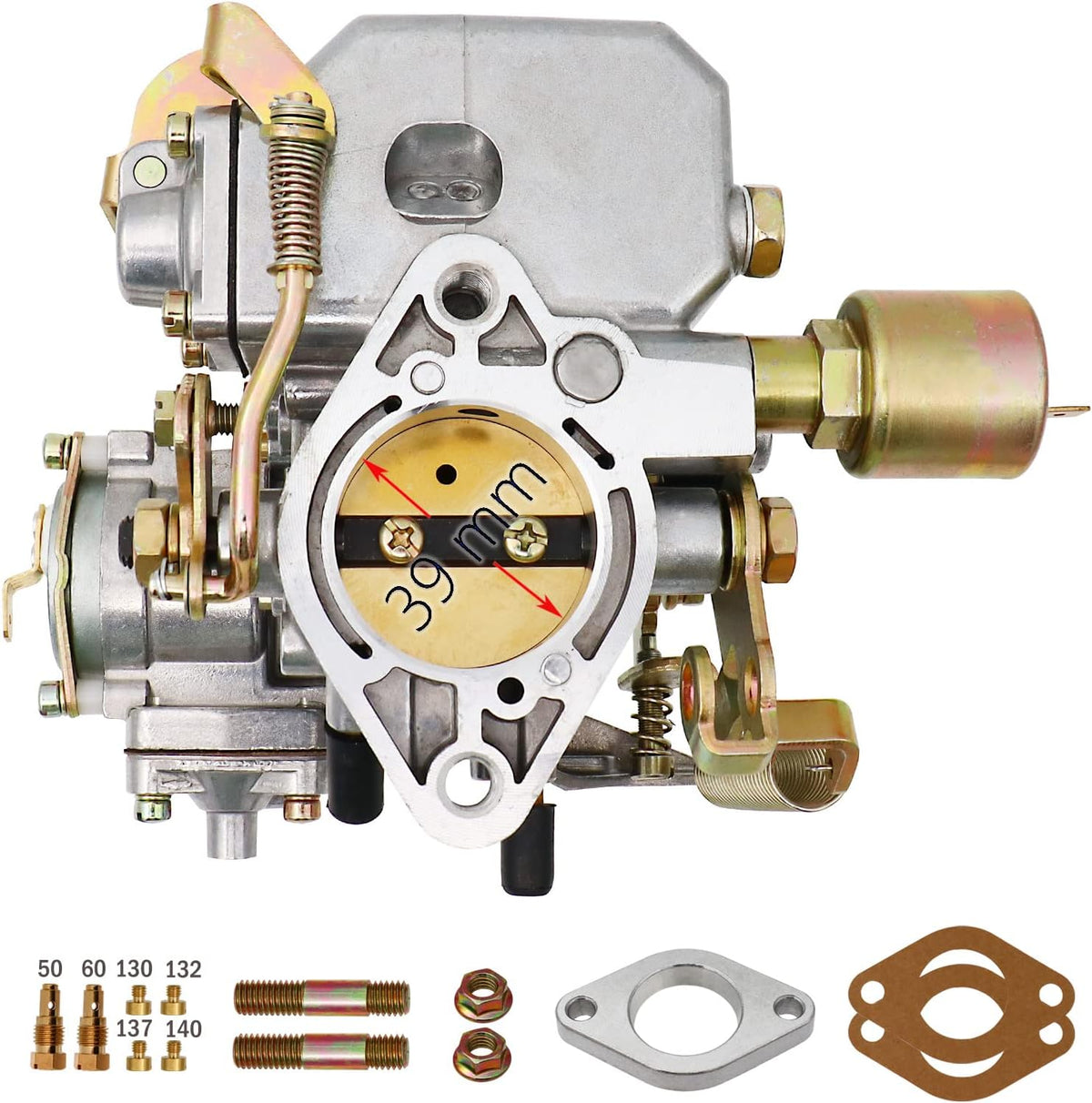 Carburetor 39 PICT Dual Port 1600cc Engine 12V Air Cooled Type 1 Engines Automatic Choke P513