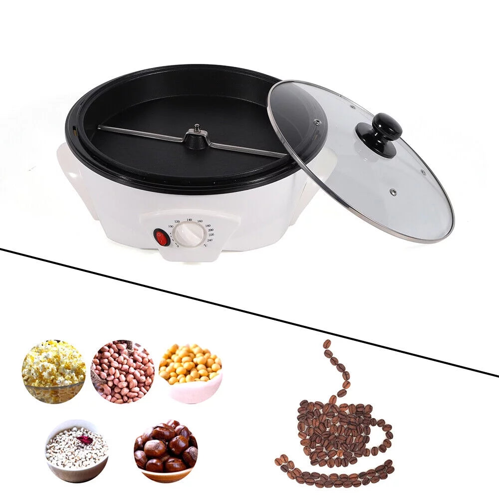 Electric Coffee Bean Roasting Machine 1500G White E6828