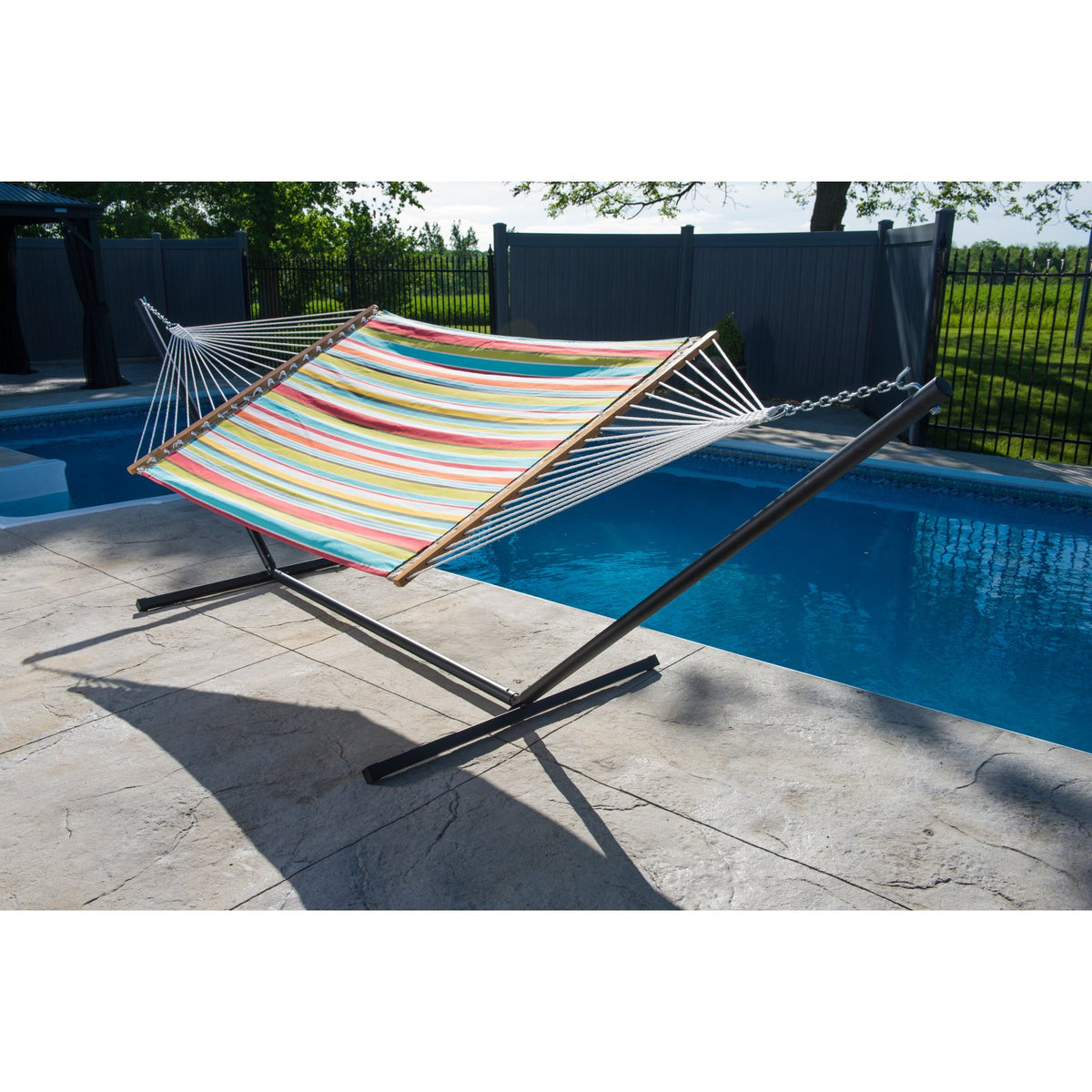 Quilted Fabric Double Hammock C1002