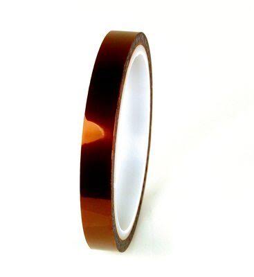 Polyimide Film Electrical Tape, Amber, 1 in x 36 yd Y313314