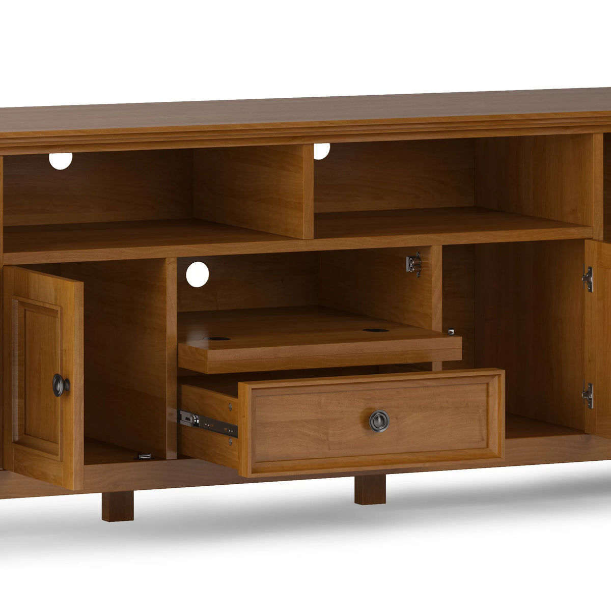 Light Golden Brown TV Media Stand M387601