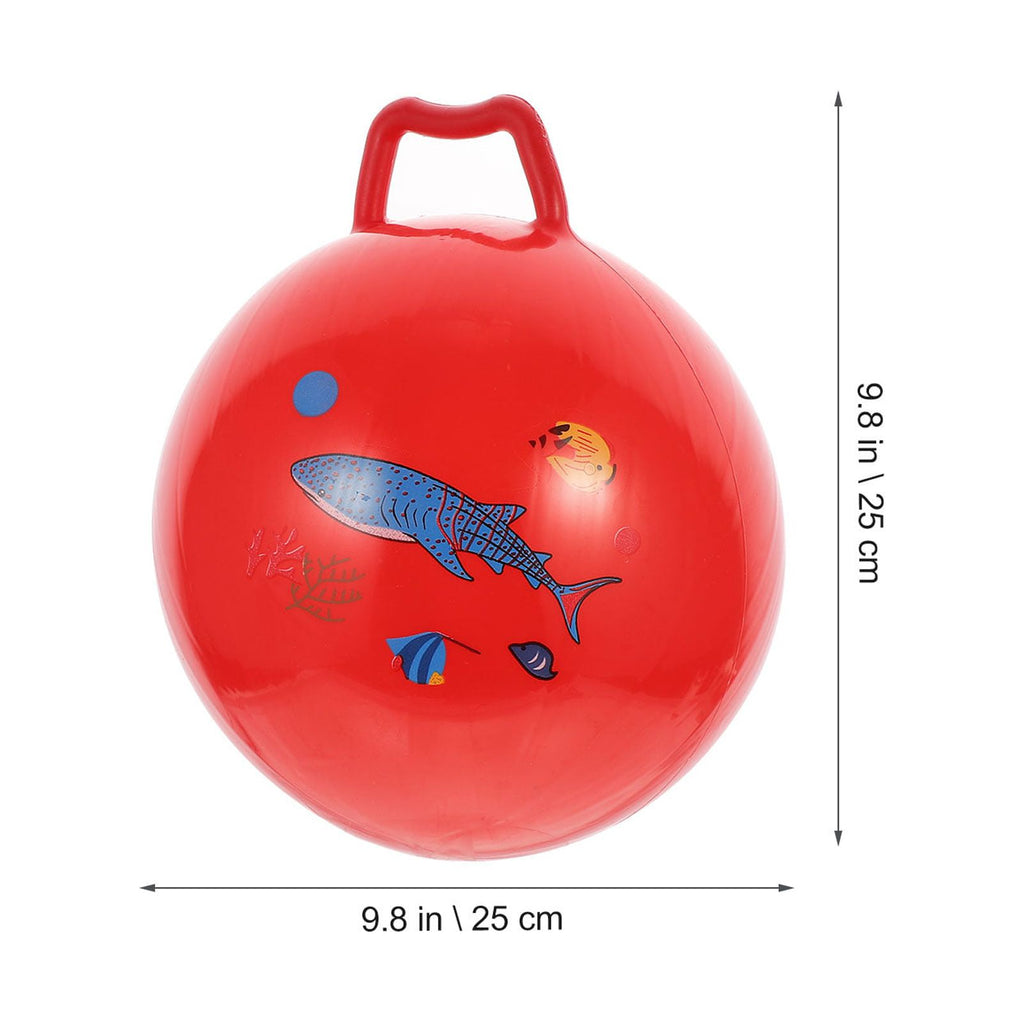 3Pcs Inflatable Hopper Balls with Handle O952364