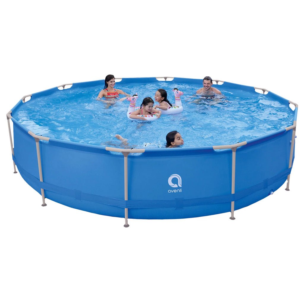 15 Foot x 36 Inch Steel Frame Above Ground Swimming Pool Y45581