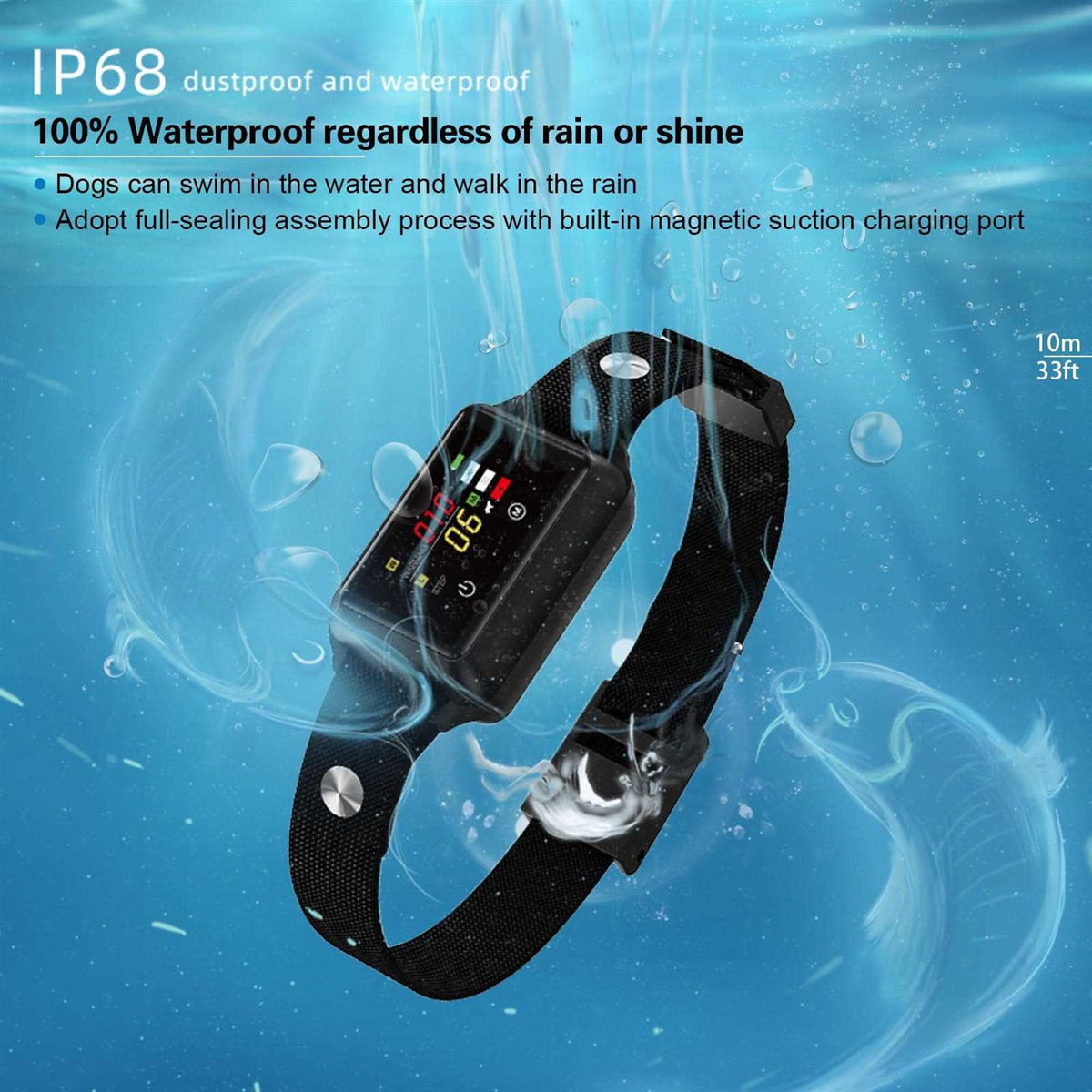 Waterproof Dog Bark Collar C6388