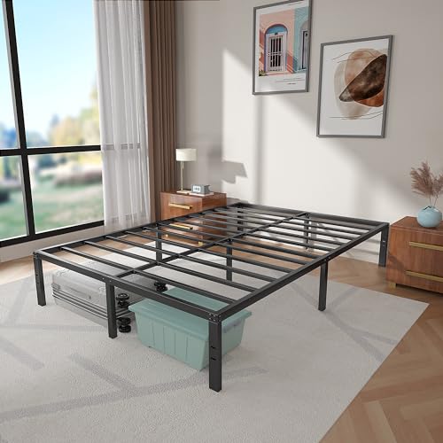 14 Inch Twin Black Metal Bed Frame M4078