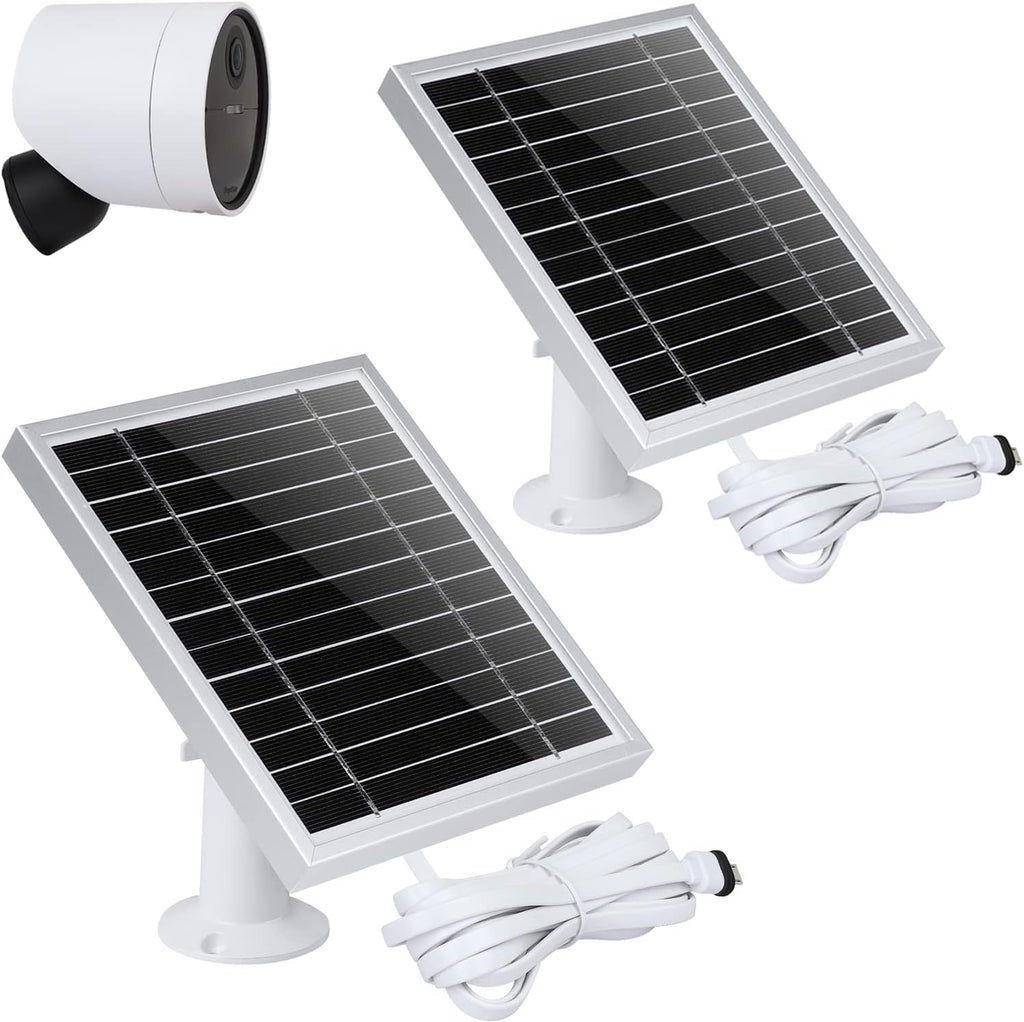 Silver Solar Panel for Outdoor Security Camera D2666