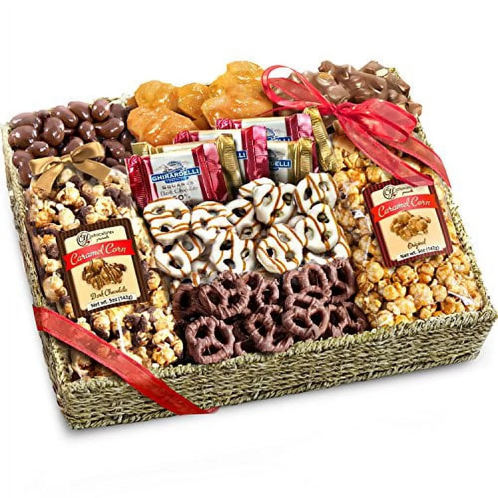 Chocolate, Caramel and Crunch Gift Basket W665943
