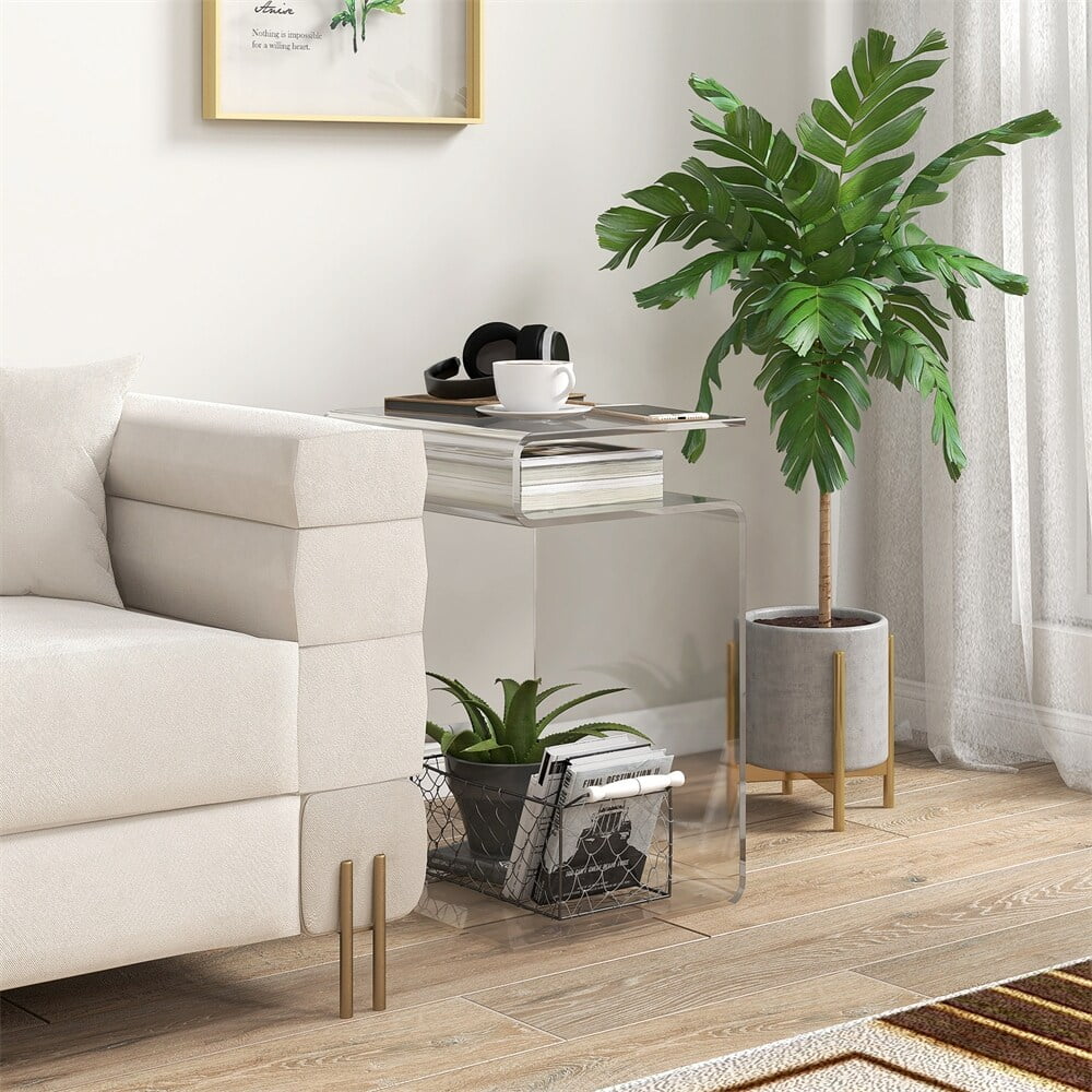 2-Tier Acrylic Side Table H3605