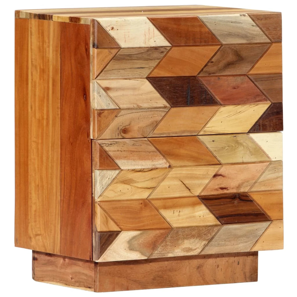 Bedside Cabinet Solid Reclaimed Wood R983