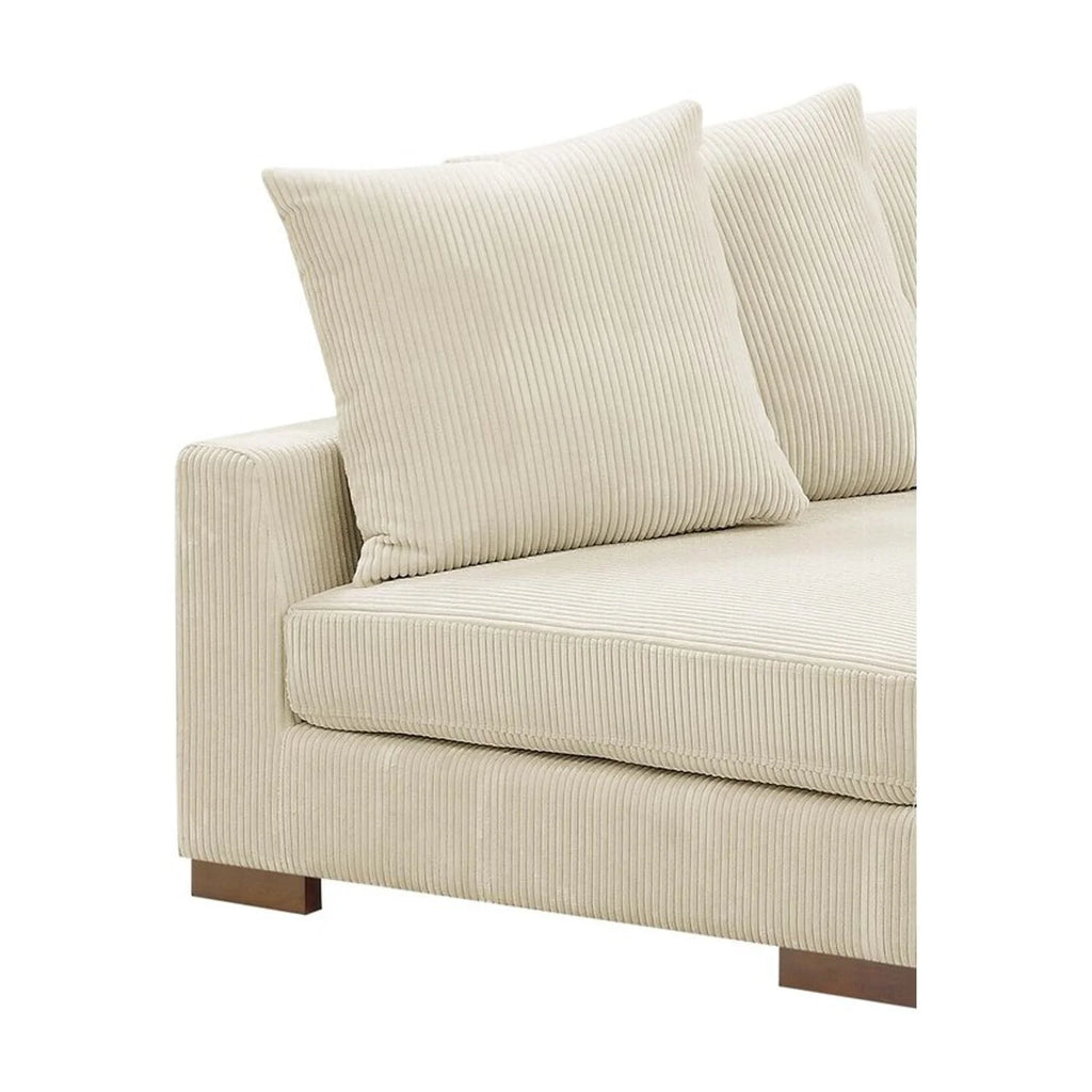 Corduroy Upholstered Sectional R154146