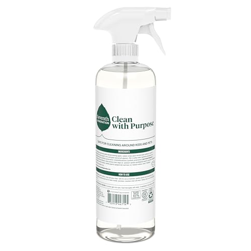 All Purpose Cleaner, Biodegradable Formula, Free & Clear, 23 oz (Pack of 4) S200