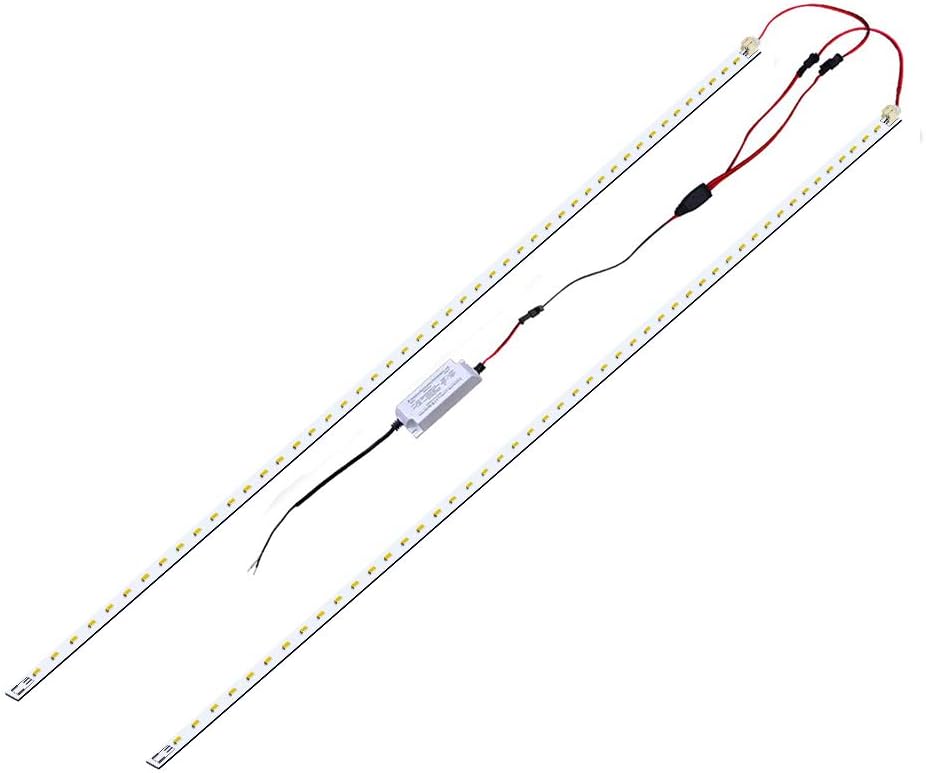 2x4 FT LED Troffer Retrofit Kit, 36W, 5400LM, Daylight White 5000K, 0-10V Dimmable, Pack of 2 C171801
