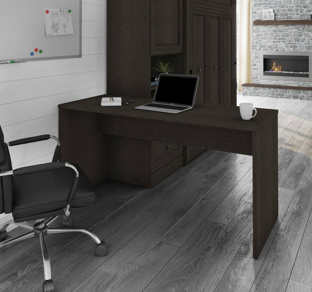 White Narrow Desk Shell I205