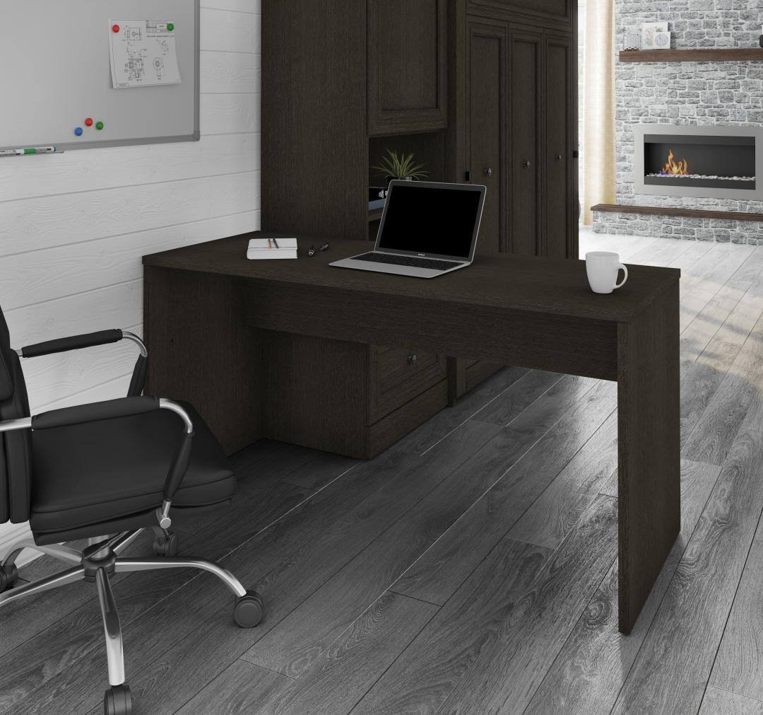 White Narrow Desk Shell I205
