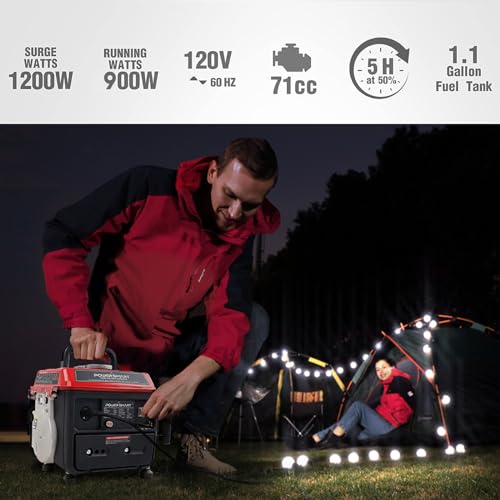 1500-Watt Gas Powered Portable Inverter Generator A6627
