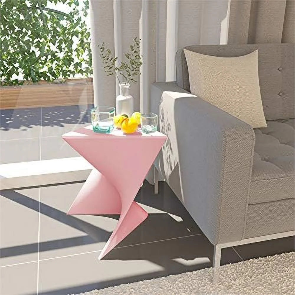 Plastic Triangle End Table Set Of 2 L8312
