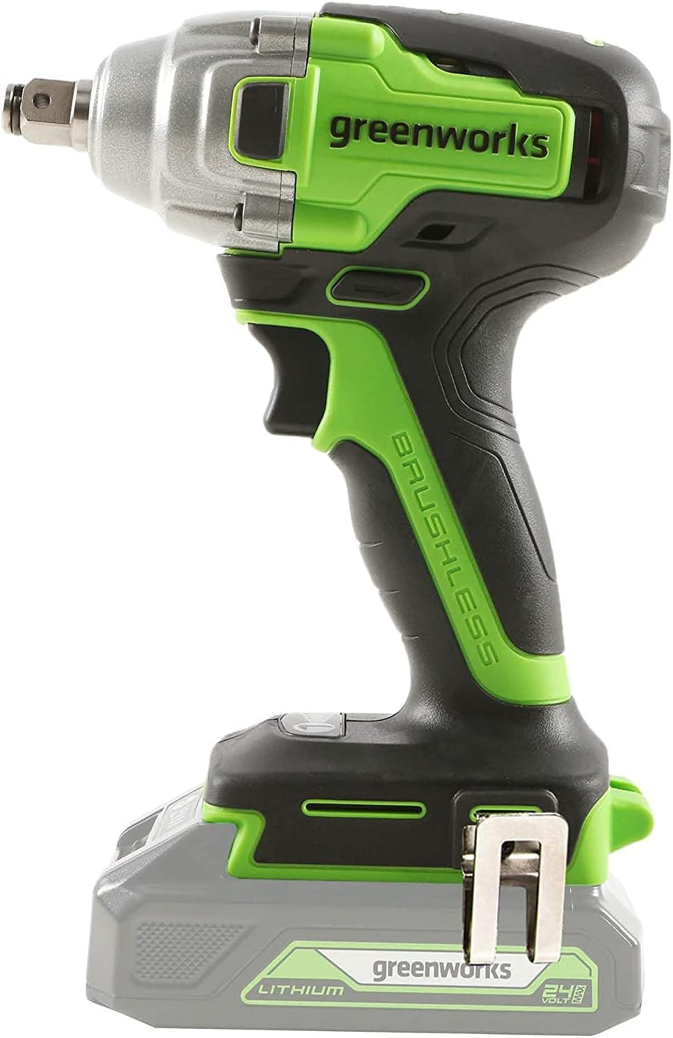 24V Cordless 1/2 Inch Brushless Impact Wrench Kit with 4.0Ah Battery & Charger U616
