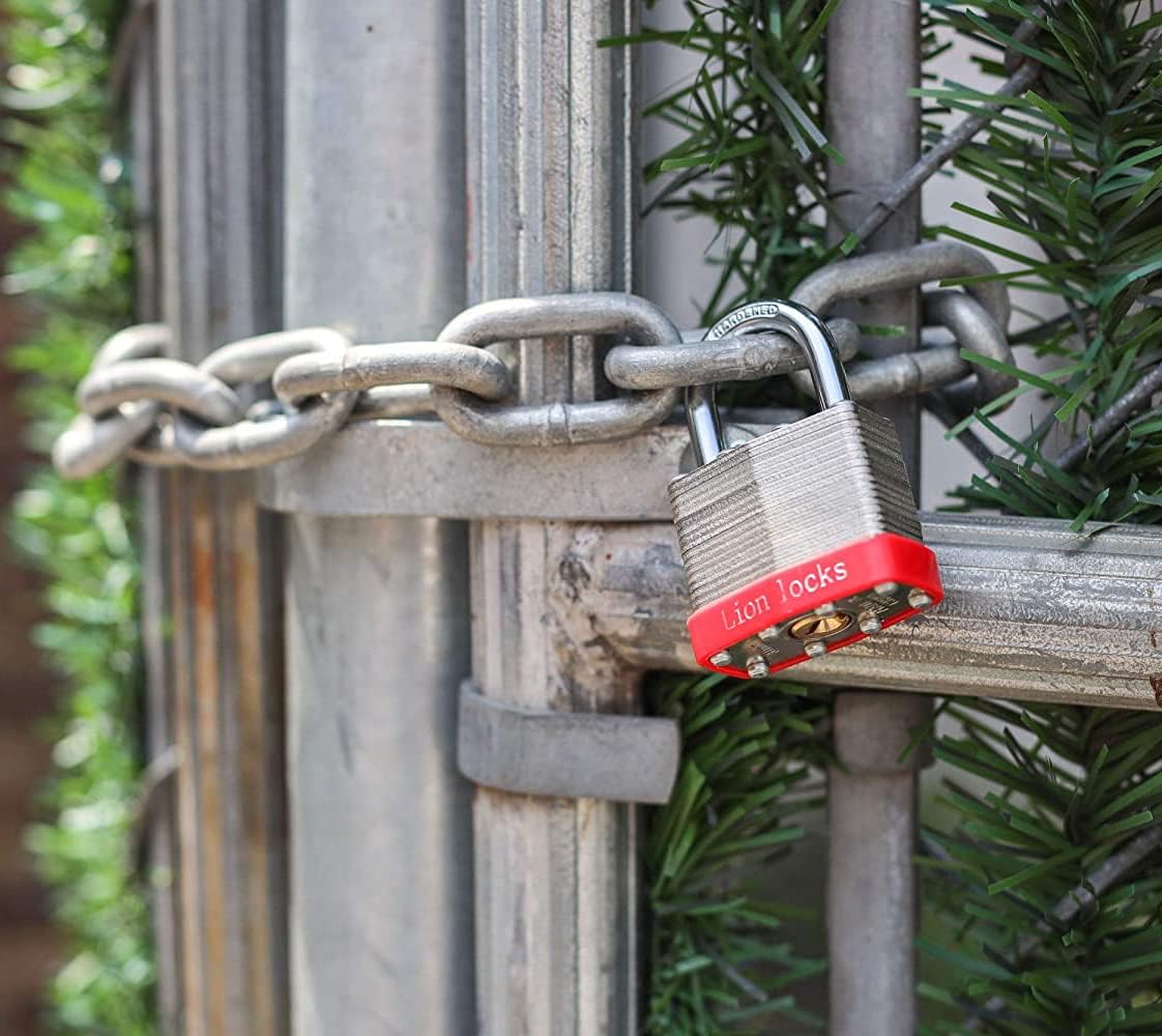 24 Keyed-Alike Padlocks with 1.25” Shackle, 48 Keys, Hardened Steel Case, Brass Cylinder Y81162