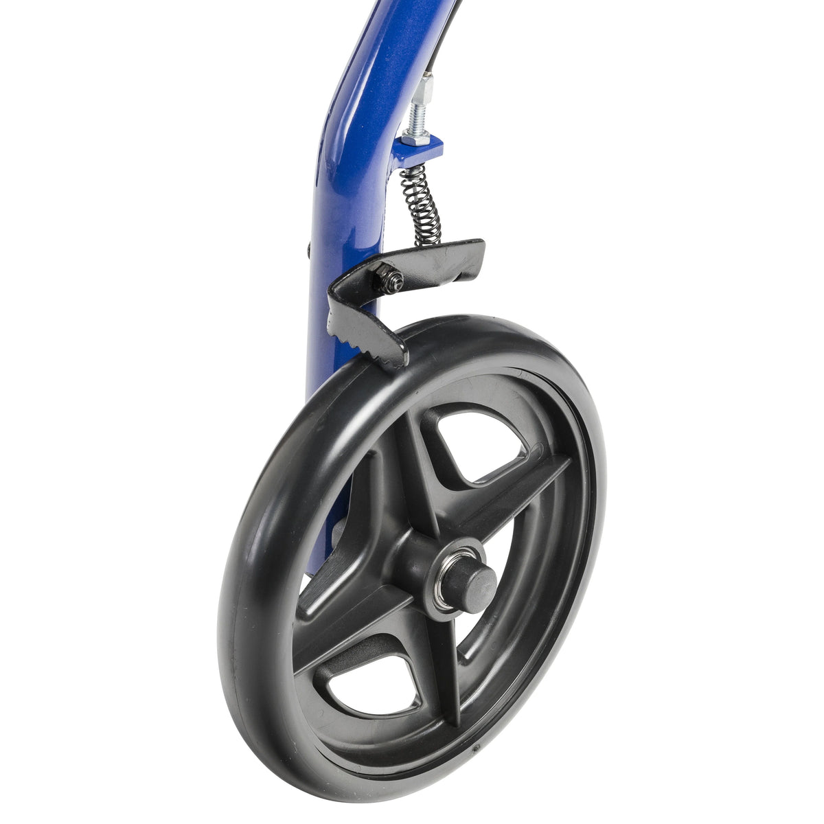 Blue Aluminum Rollator Rolling Walker with Padded Seat R291