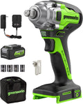 24V Cordless 1/2 Inch Brushless Impact Wrench Kit with 4.0Ah Battery & Charger U616