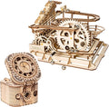 3D Wooden Puzzles Marble Run Kit Treasure Box Pack of 2 Y6958