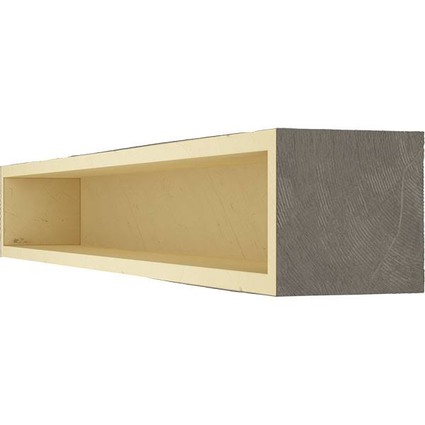 Rough Sawn Faux Wood Fireplace Mantel S687