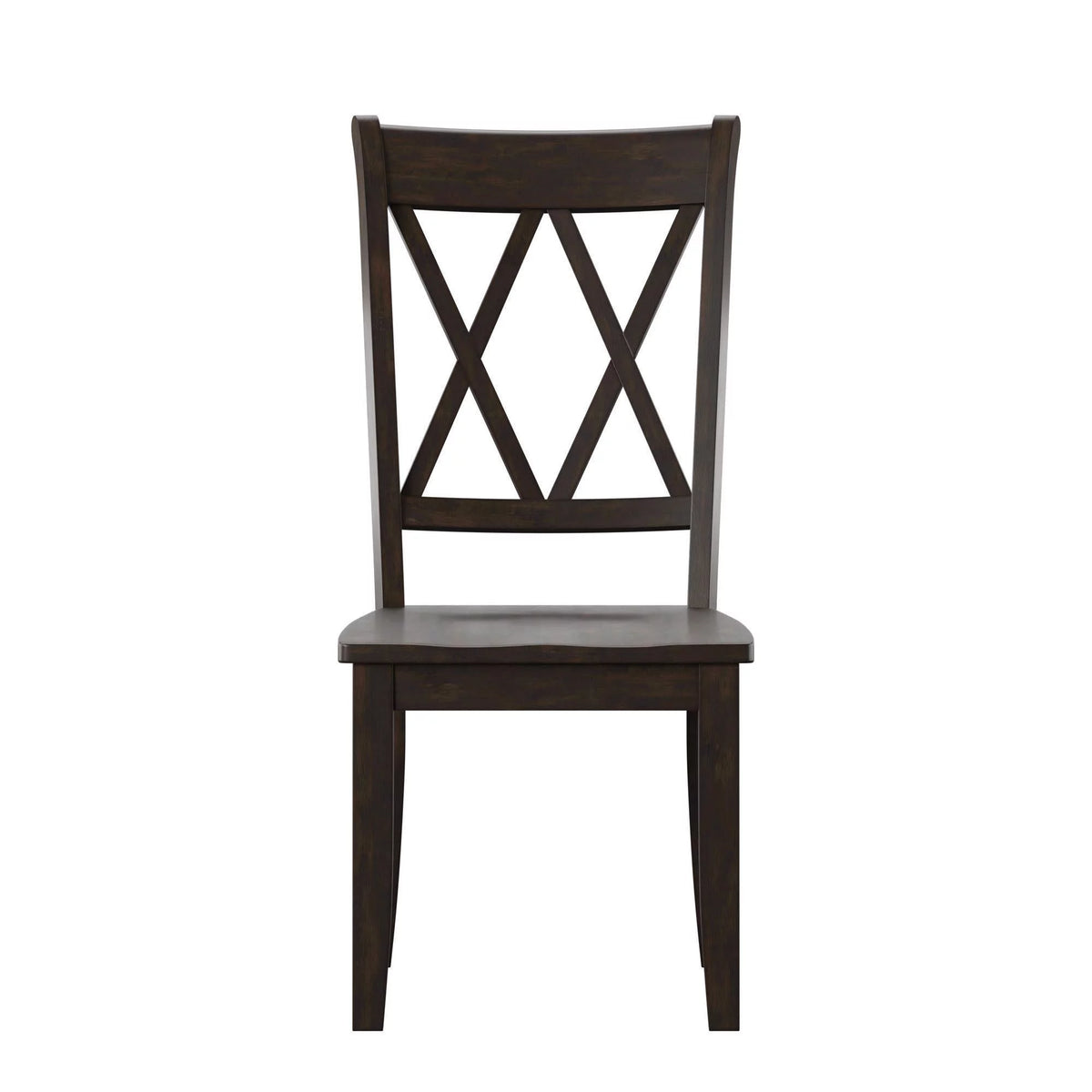 Set of 2 Antique Black Dining Chair F491