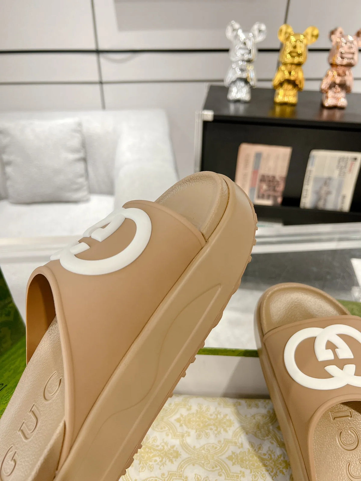 Men and Women Slippers Heels 5 cm V3671