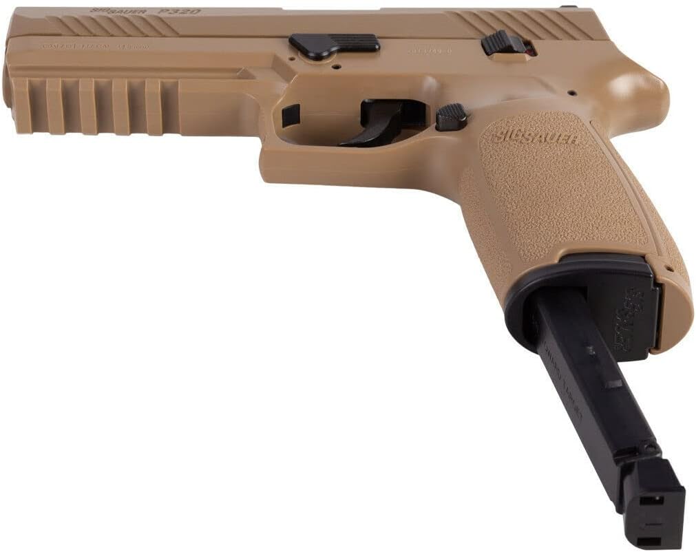 SIG Sauer P320 Air Pistol with CO2 12 Gram (15 Pack) and 500 Lead Pellets Bundle Y403469