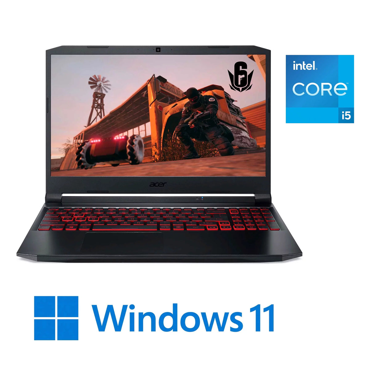 15.6" Full HD IPS 144Hz Intel Core i5 NVIDIA GeForce RTX 3050Ti 16GB DDR4 512GB SSD Windows 11 Home Laptop O645